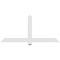 Ekena Millwork Eugene Architectural Grade PVC Gable Bracket, 60"W x 27 1/2"H x 2"D x 4"F, 11/12 Pitch GBP060X28X0204EUG00 - alternate 2